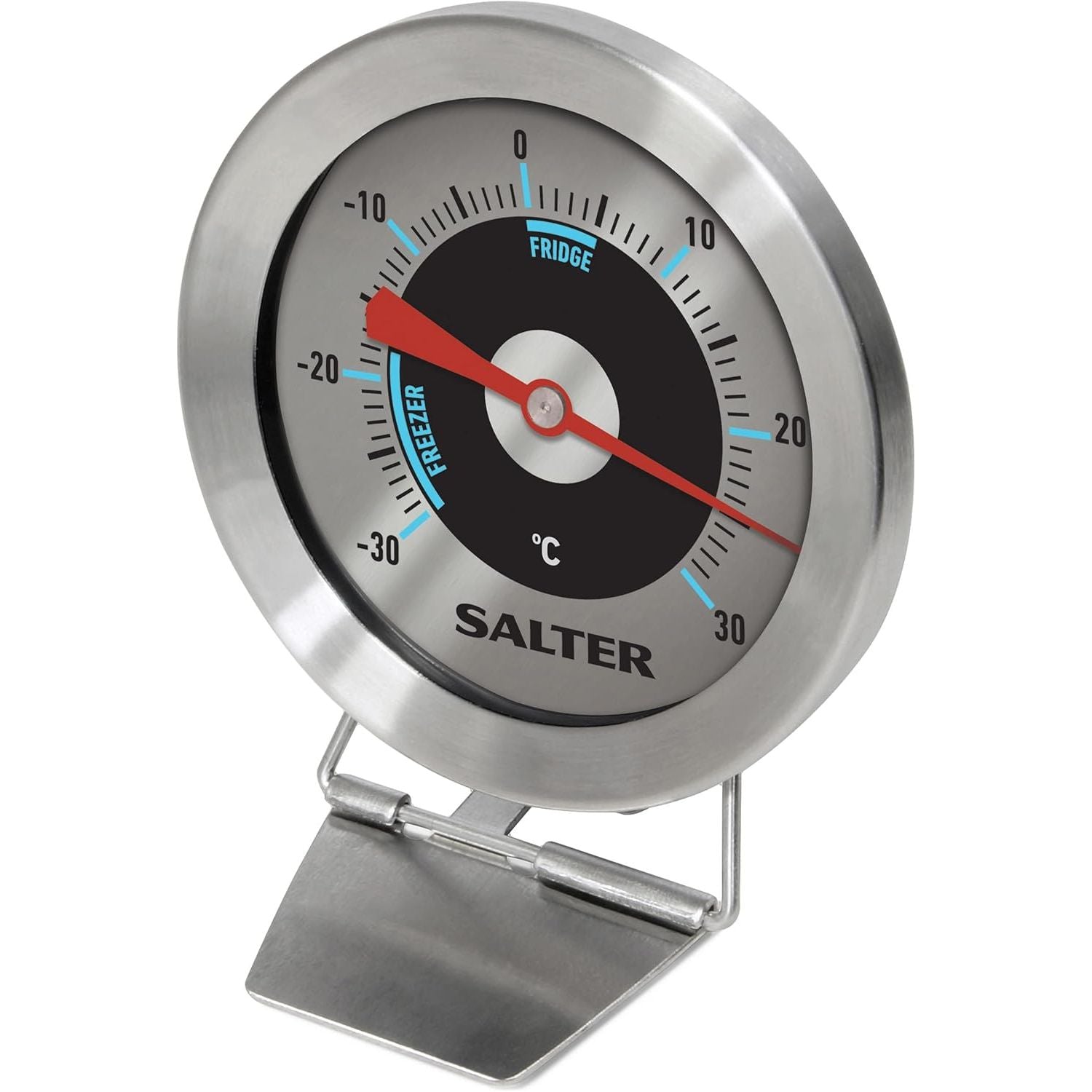 Buy Salter,Salter 517 SSCR Fridge Thermometer - Stainless Steel Large Dial, Waterproof Freezer Thermometer, Easy Read, Temp Range -30 to 30°C, Safe Food Zones Markers - Gadcet UK | UK | London | Scotland | Wales| Near Me | Cheap | Pay In 3 | Thermometer